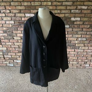 ESCADA 100 percent Cashmere black jacket EU 44